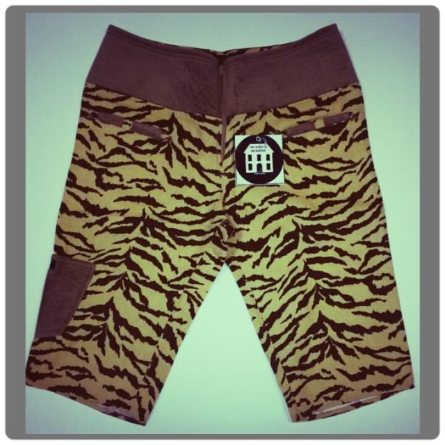 Tiger Print Shorts